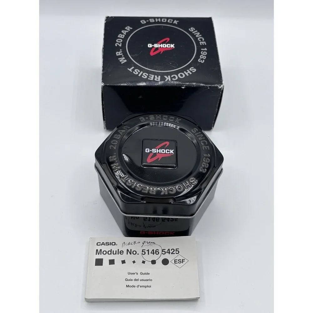 Casio G-Shock INT-GA-900A Black Green Industrial Style Mens Watch